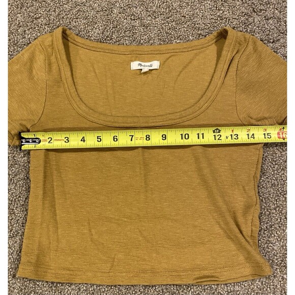 Madewell Women’s Westville Cropped Tee‎ Sz S Sahara Sand - Picture 8 of 8